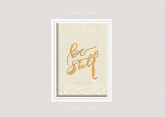 ‘Be Still’ Wall Frame