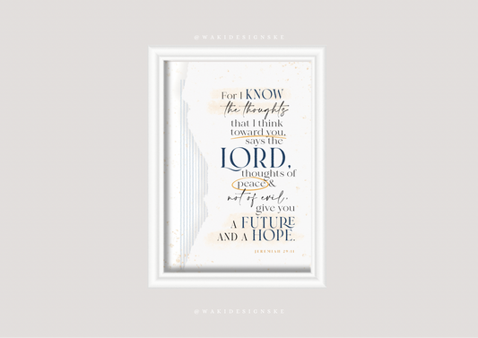 ‘Jer. 29:11’ Wall Frame