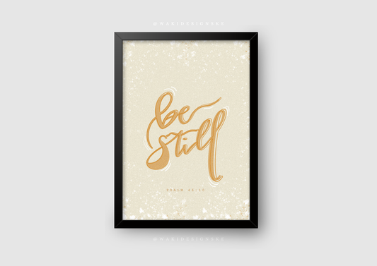 ‘Be Still’ Wall Frame